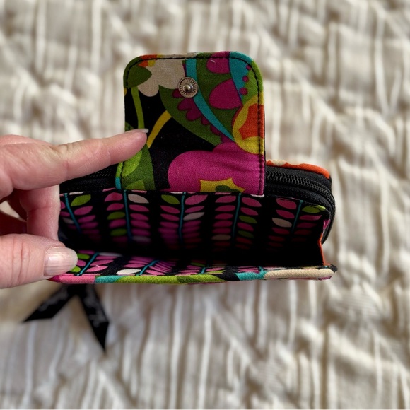 WOMENS VERA BRADLEY‎ VA VA BLOOM PATTERN IPHONE SMARTPHONE WRISTLET ZIP WALLET - Picture 3 of 6